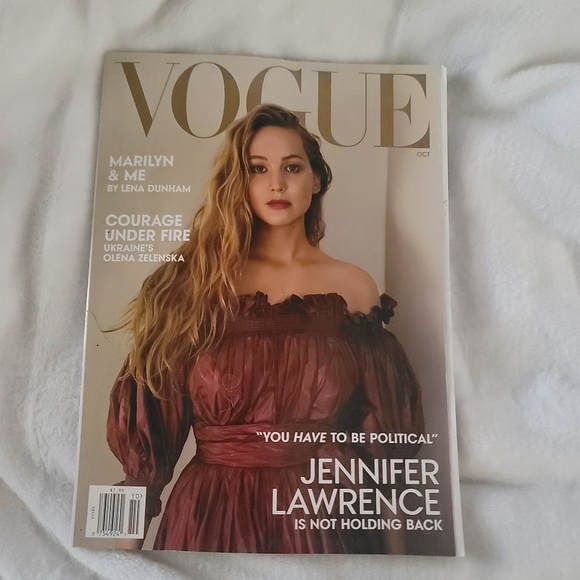 Vogue Magazine October 2022 US American Edition No label- Jennifer Lawrence - Picture 1 of 7